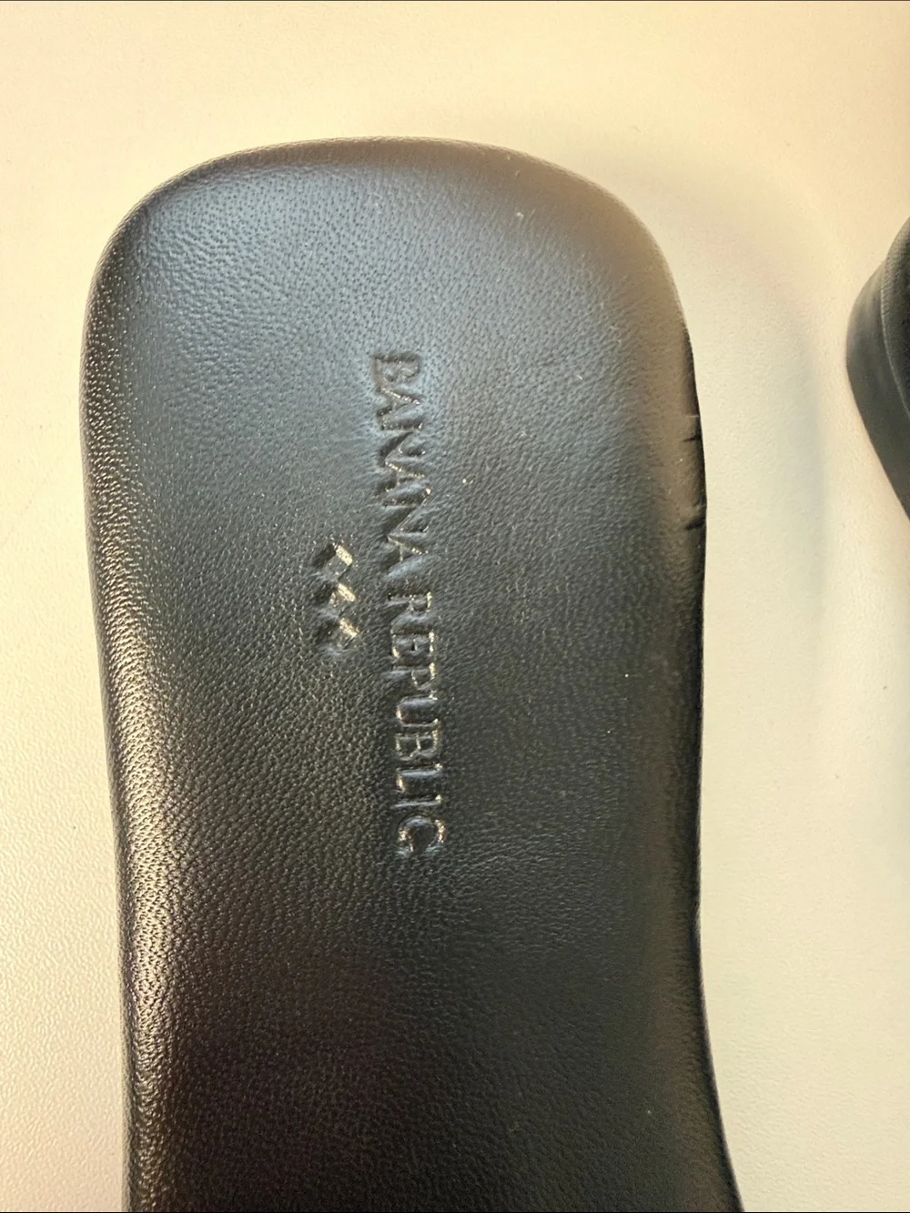 Banana Republic Black Coil-Strap Slide Sandals